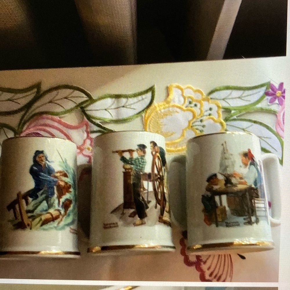Norman Rockwell Mugs